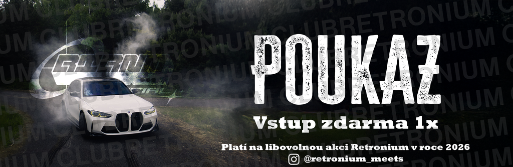 Dárkový poukaz na akci Retronium 2026